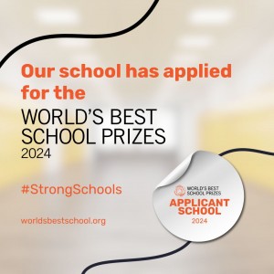 Graphic to share internally amongst your school community - World's Best School Prizes 2024